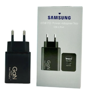 Адаптер Samsung Gan 65W USB-C + USB