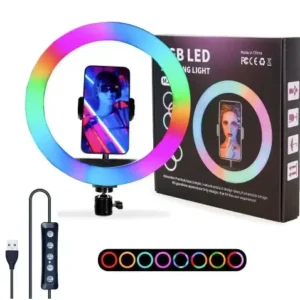 Кільцева світлодіодна Led Лампа 30 см MJ30 - SP12 RGB